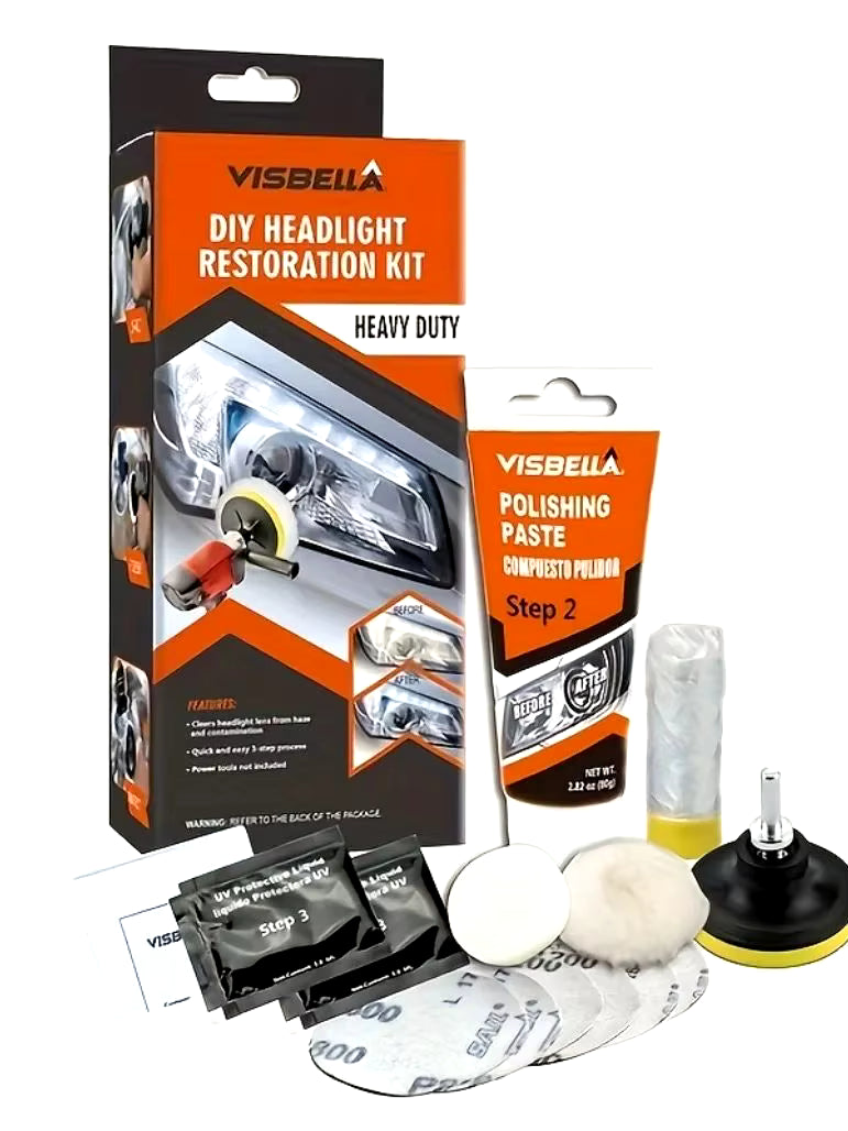 Kit restaurador de Faros pack completo