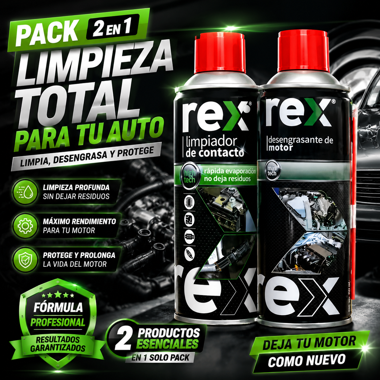 Limpiador de Convertidores Catalíticos(PACK DE 2 )