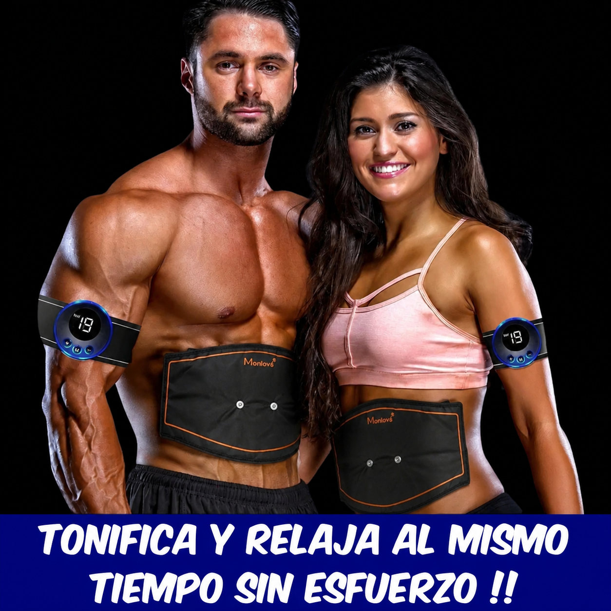 Tonificador Abdominal Ultra Potente Pack Completo(Brazos + Abdomen)
